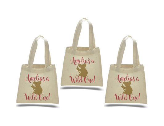 Custom Koala Party Favor Bags - Set of Three Bags