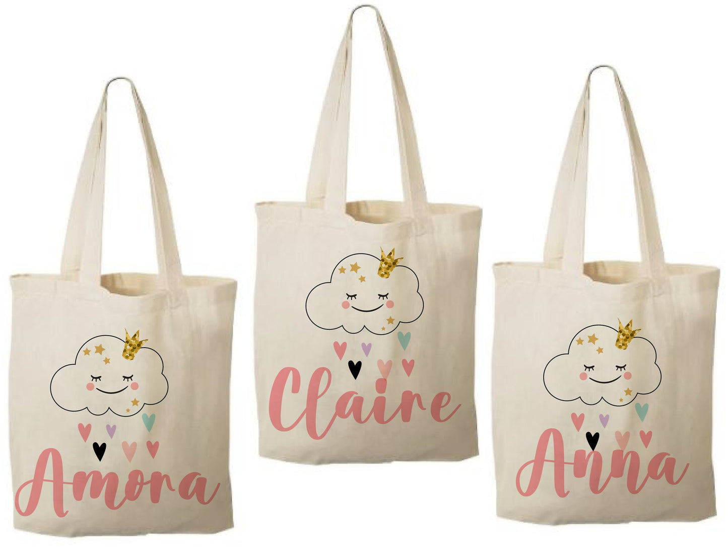 3 Cloud Party Favor Bags