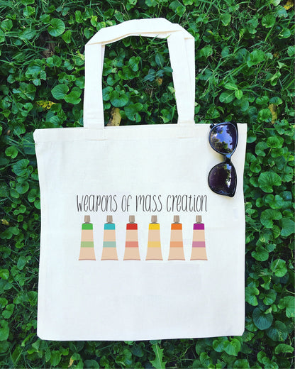 Art Teacher Tote Bag - Weapons of Mass Creation