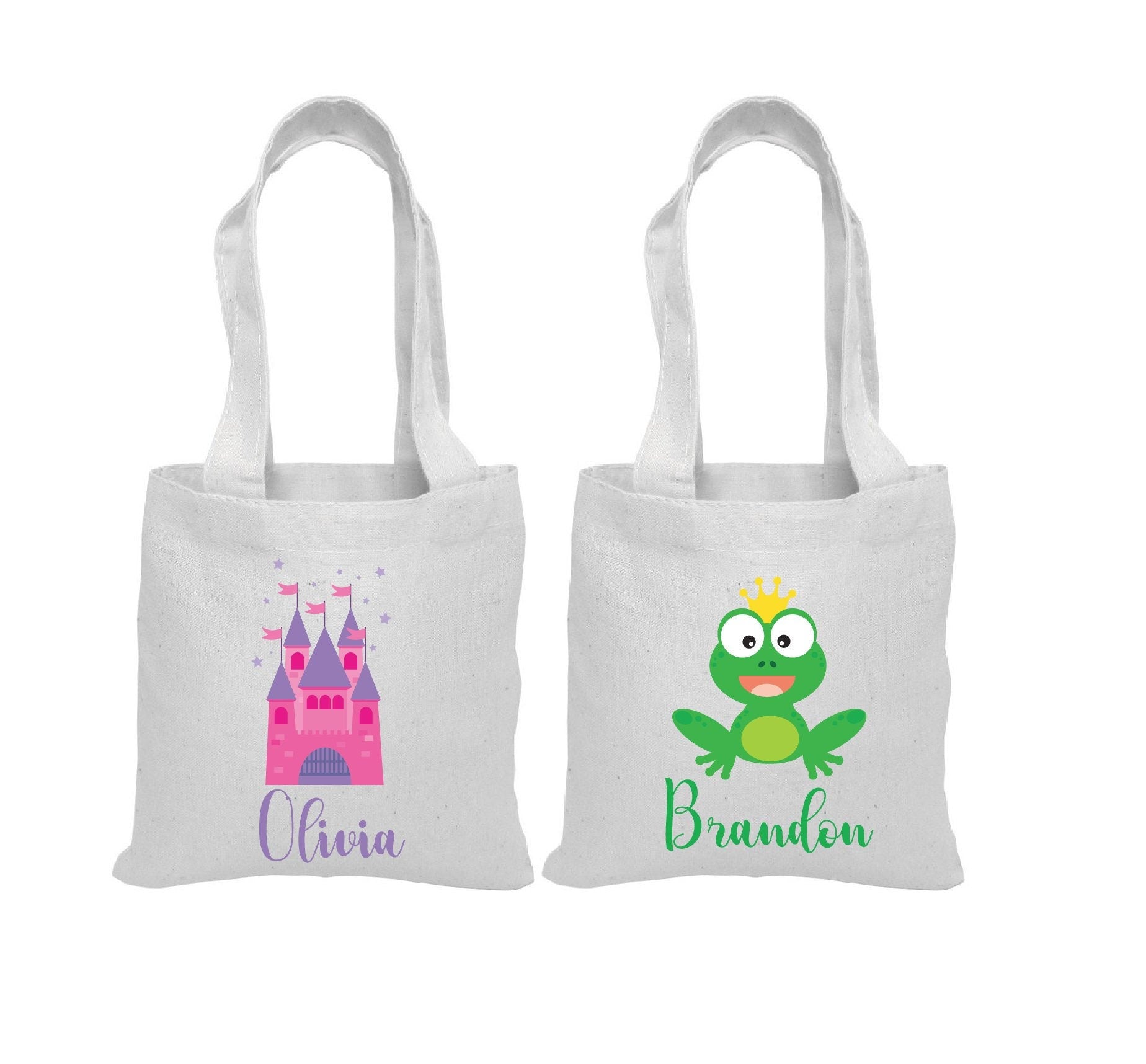 Princess Frog Party Favor Bags