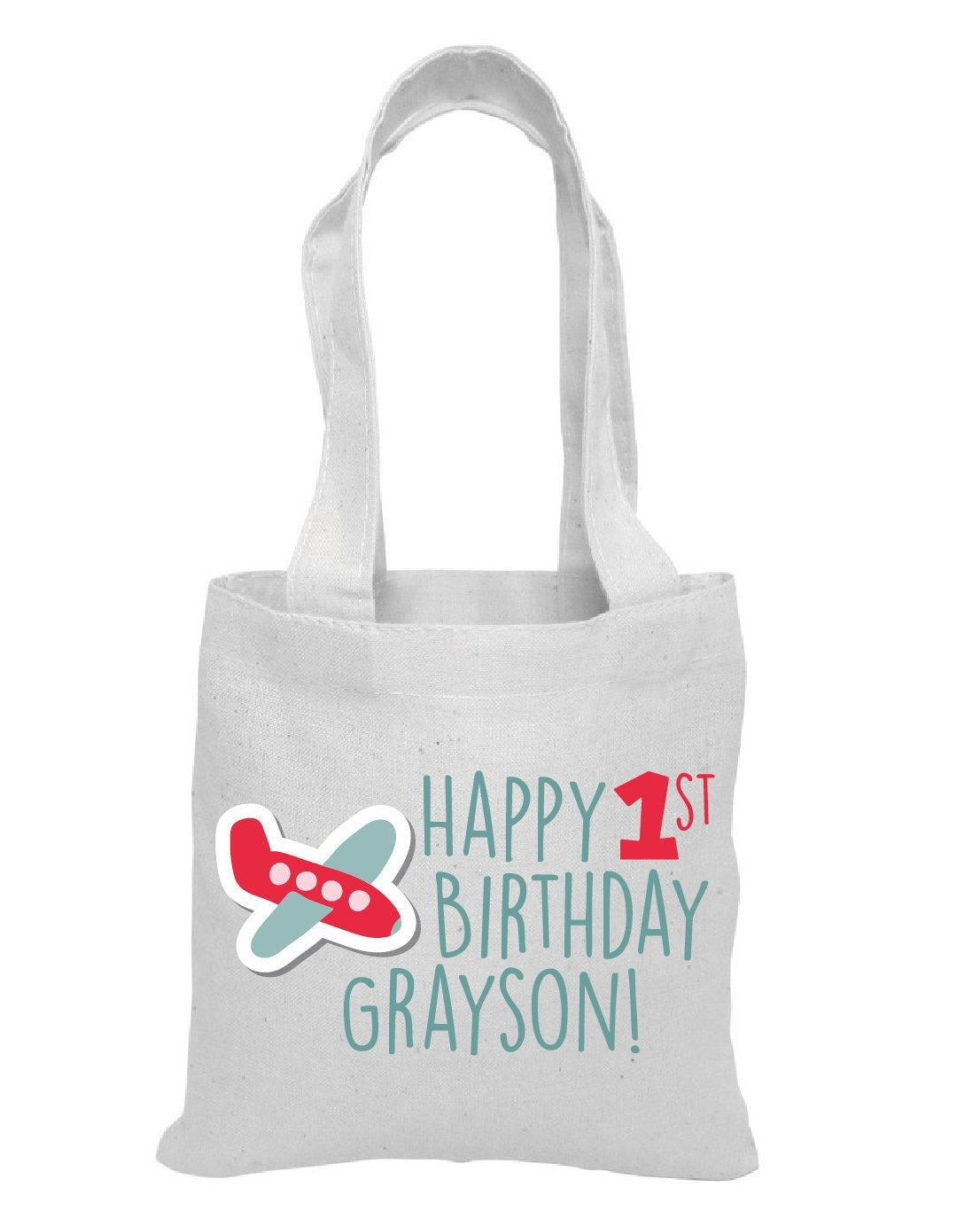 Custom Airplane Party Favor Bags