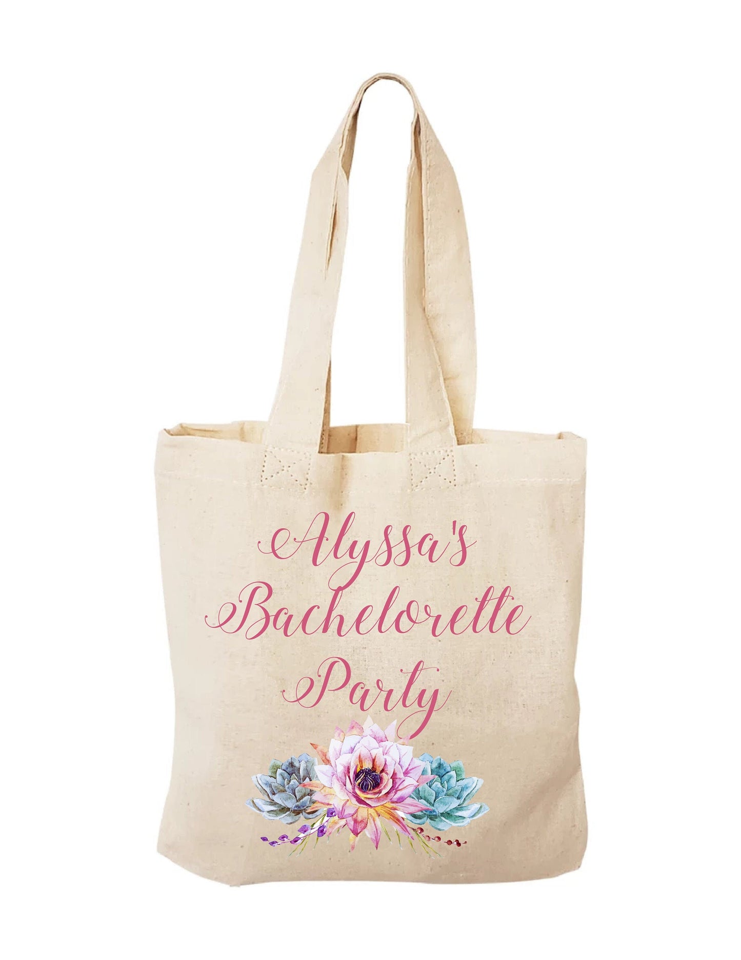 Personalized Bachelorette Party Favor Bags - Set of Three Bags