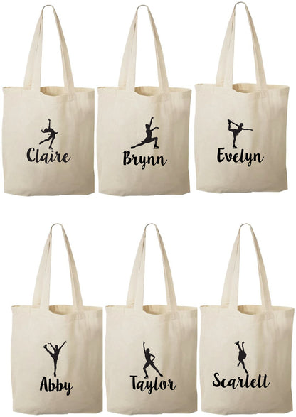 Personalized Ice Skating Party Favors - Set of Six Bags