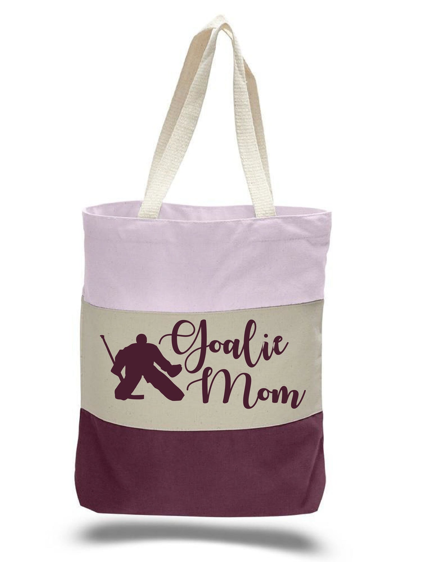 Goalie Mom Gift - Hockey Mom Tote Bag