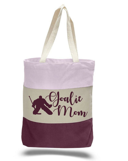 Goalie Mom Gift - Hockey Mom Tote Bag