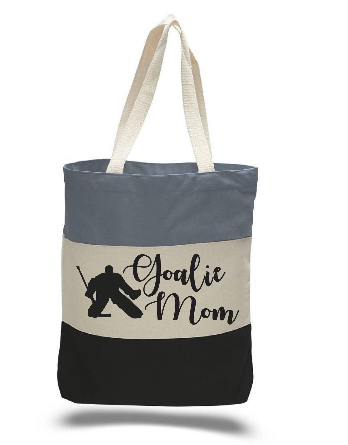 Goalie Mom Gift - Hockey Mom Tote Bag