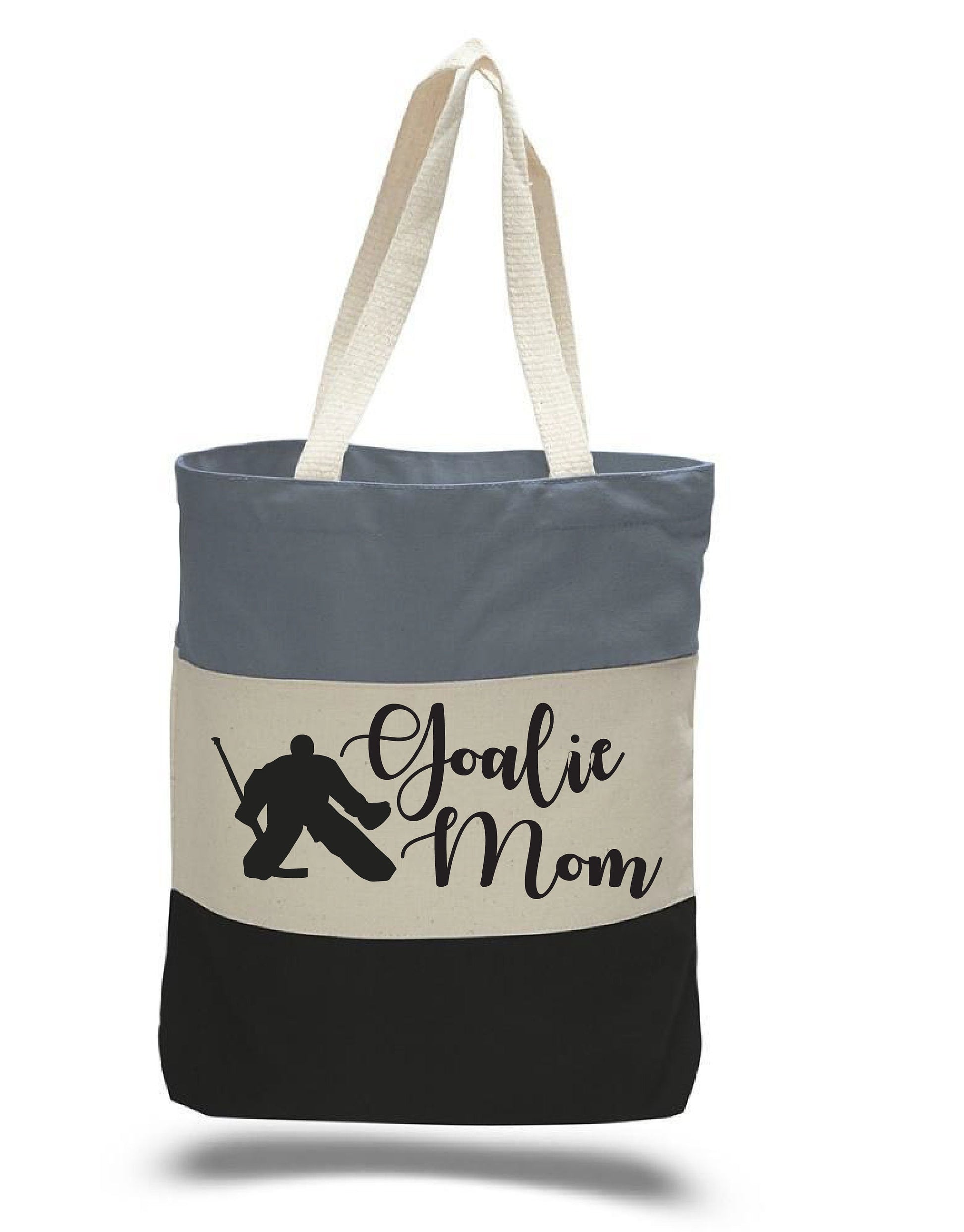 Goalie Mom Gift - Hockey Mom Tote Bag