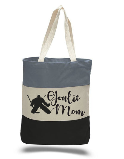 Goalie Mom Gift - Hockey Mom Tote Bag