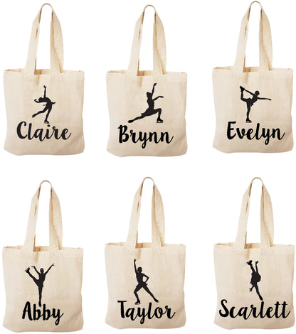 Personalized Ice Skating Party Favors - Set of Six Bags