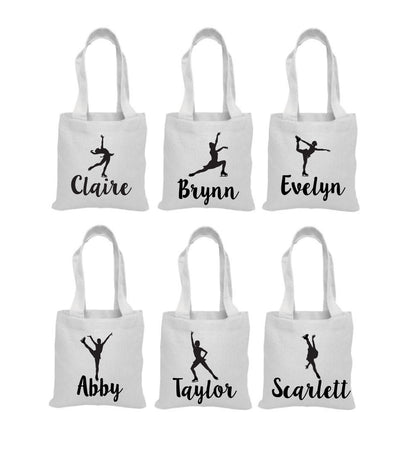 Personalized Ice Skating Party Favors - Set of Six Bags