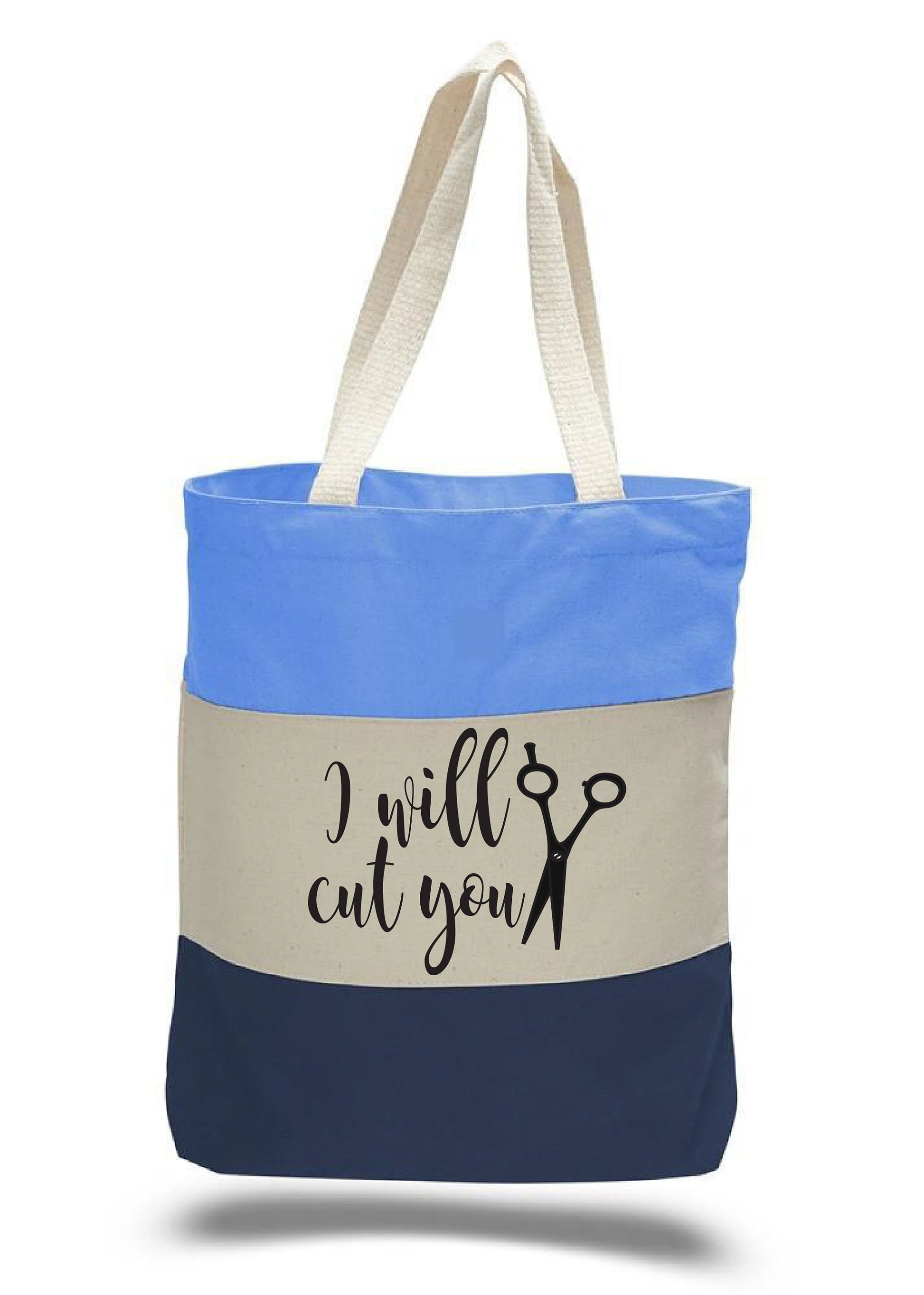 Hair Dresser Gift - Hair Stylist Tote Bag - I Will Cut You