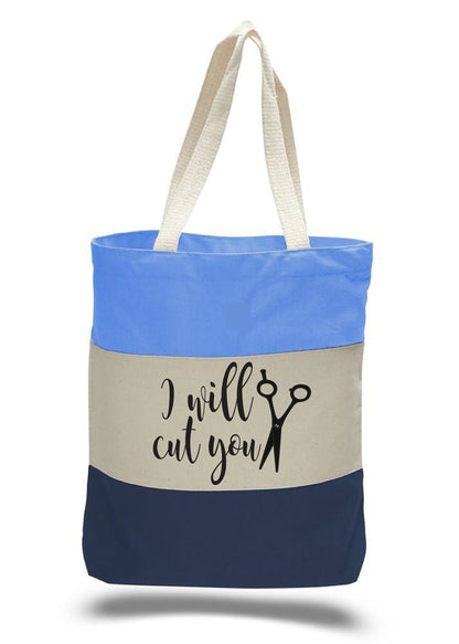 Hair Dresser Gift - Hair Stylist Tote Bag - I Will Cut You