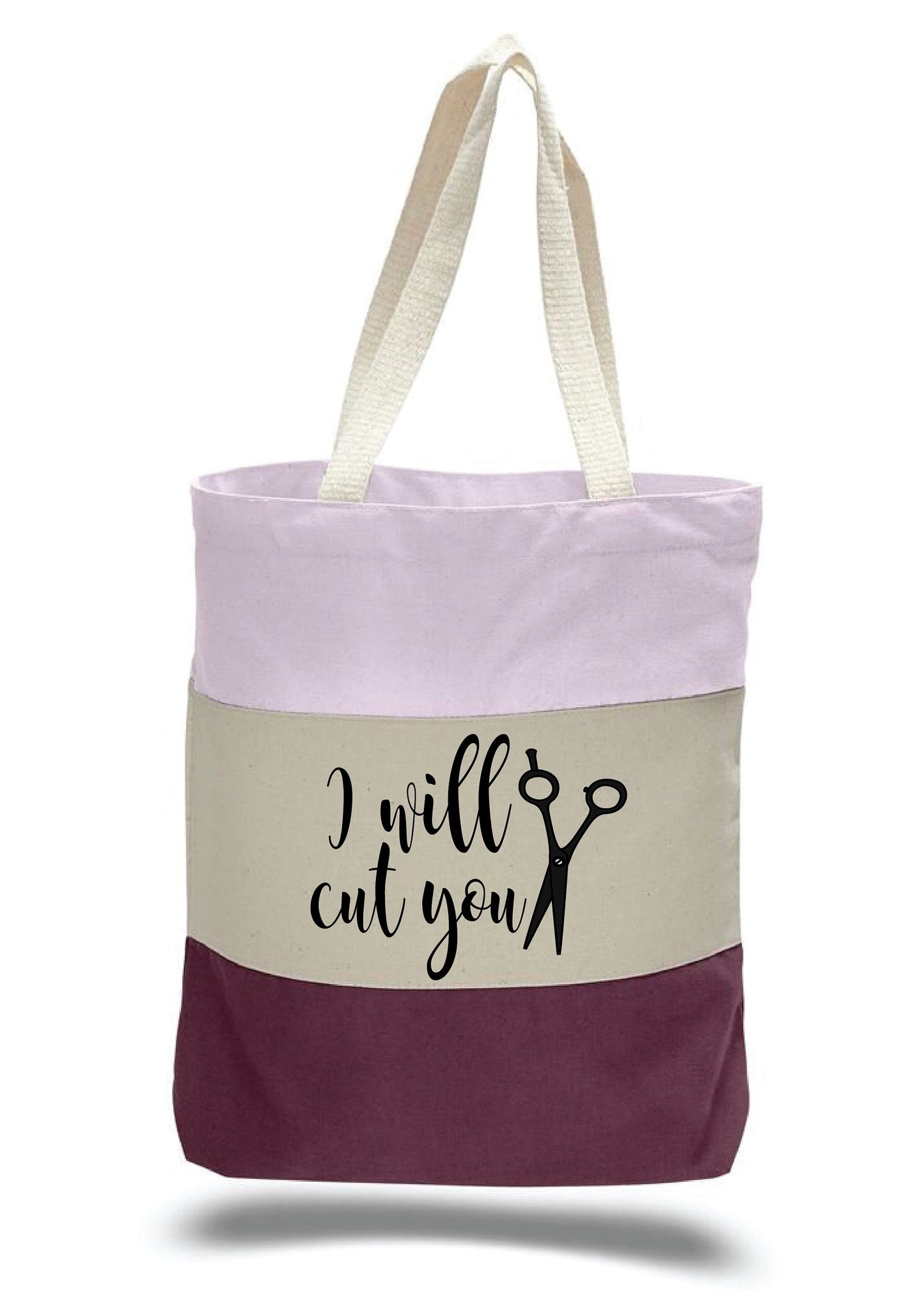 Hair Dresser Gift - Hair Stylist Tote Bag - I Will Cut You