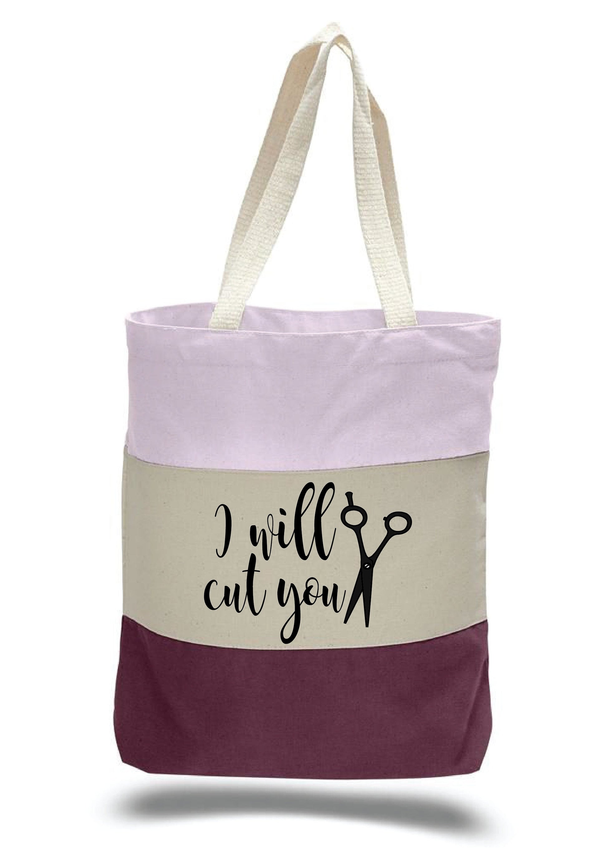 Hair Dresser Gift - Hair Stylist Tote Bag - I Will Cut You