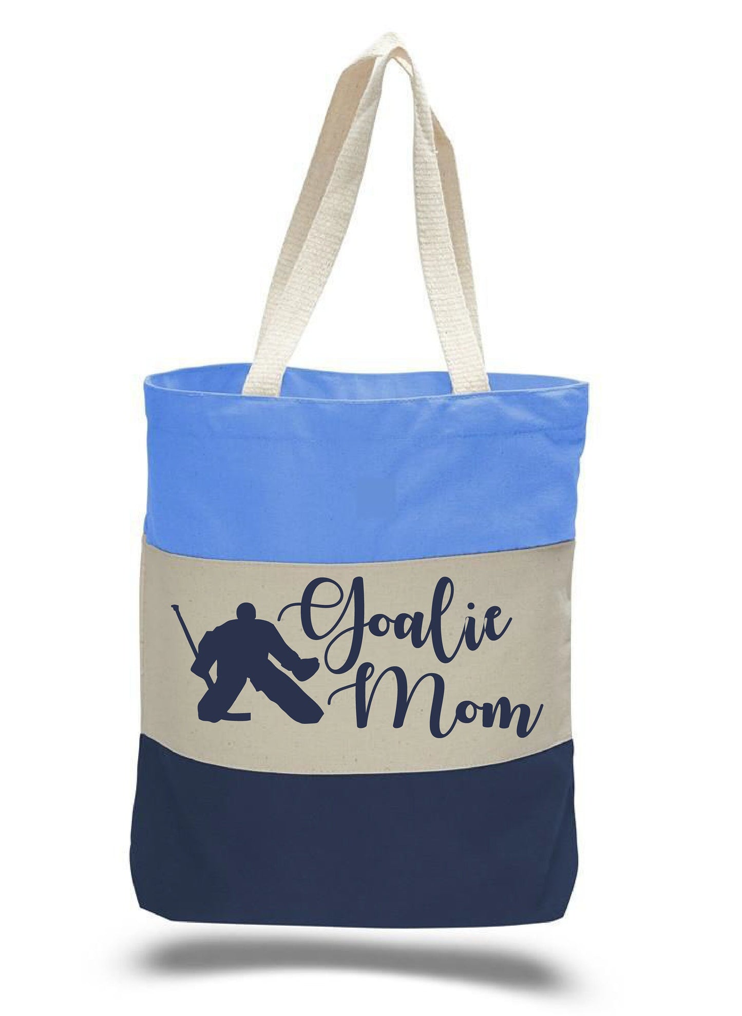 Goalie Mom Gift - Hockey Mom Tote Bag