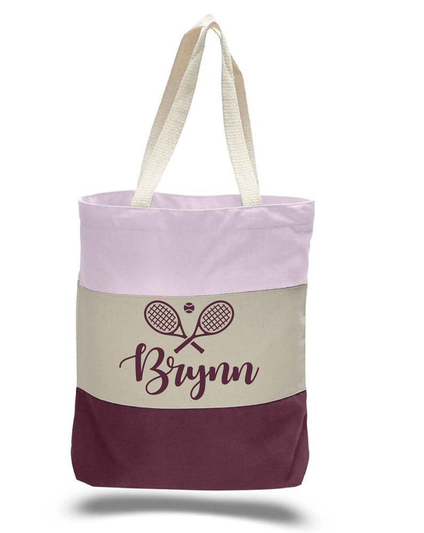 Tennis Player Gift - Personalized Tennis Tote Bag