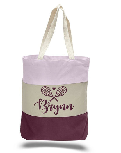 Tennis Player Gift - Personalized Tennis Tote Bag