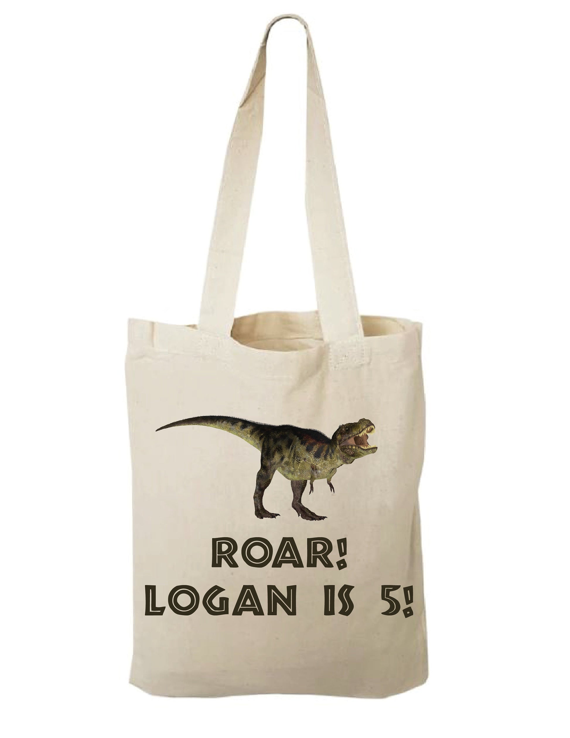 Dinosaur Treat Bags, T-Rex Party Favor, Set of 6