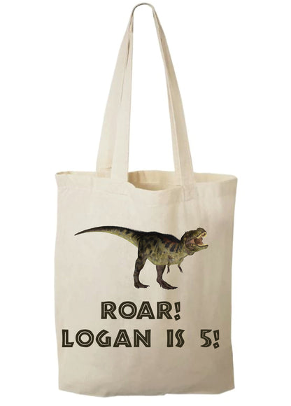Dinosaur Treat Bags, T-Rex Party Favor, Set of 6