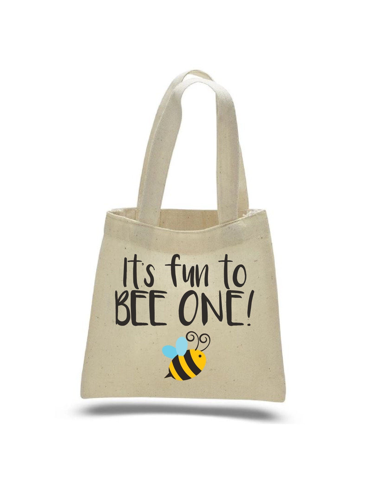 Bee Party Favor Bags - It's Fun To BEE ONE - First Birthday
