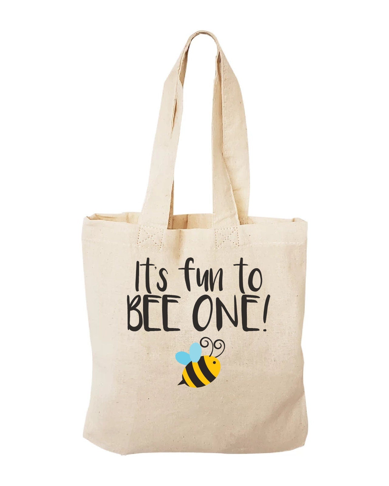 Bee Party Favor Bags - It's Fun To BEE ONE - First Birthday