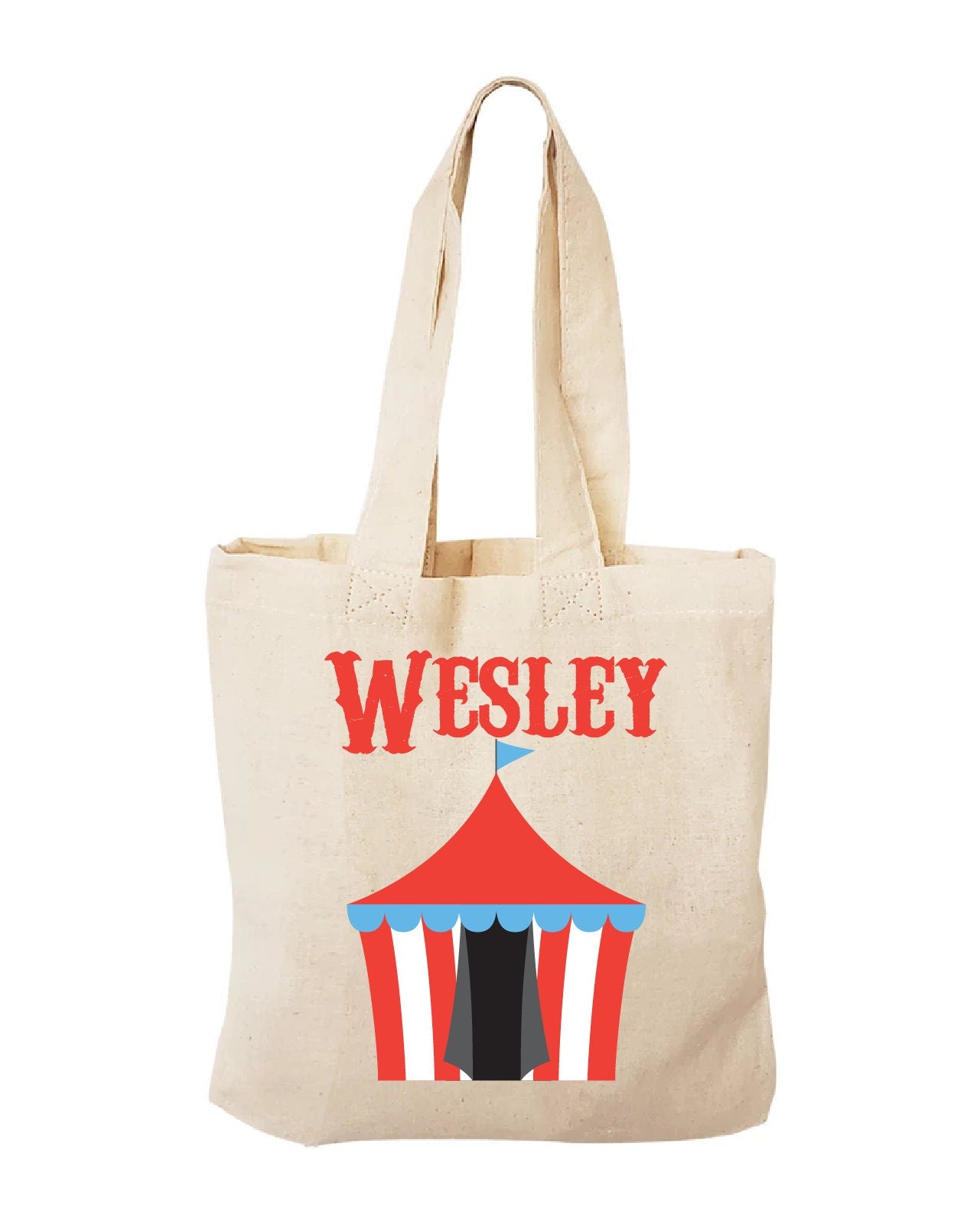 Personalized Circus Party Favor Bags