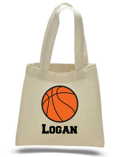 Custom Basketball Party Favor Bags - Perfect for Basketball Parties and Events - Personalized with Player's Names - Sold Individually