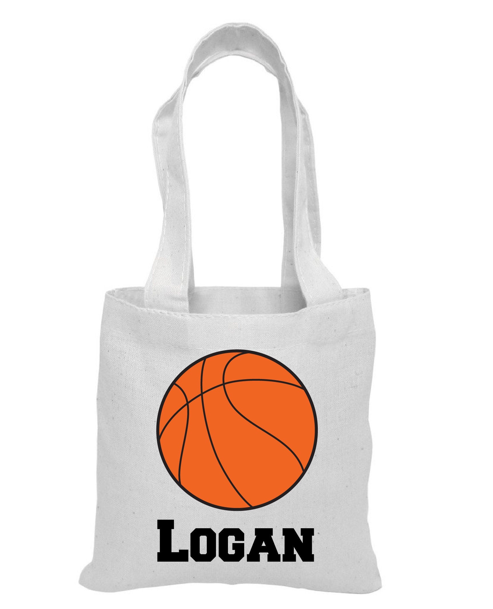 Custom Basketball Party Favor Bags - Perfect for Basketball Parties and Events - Personalized with Player's Names - Sold Individually