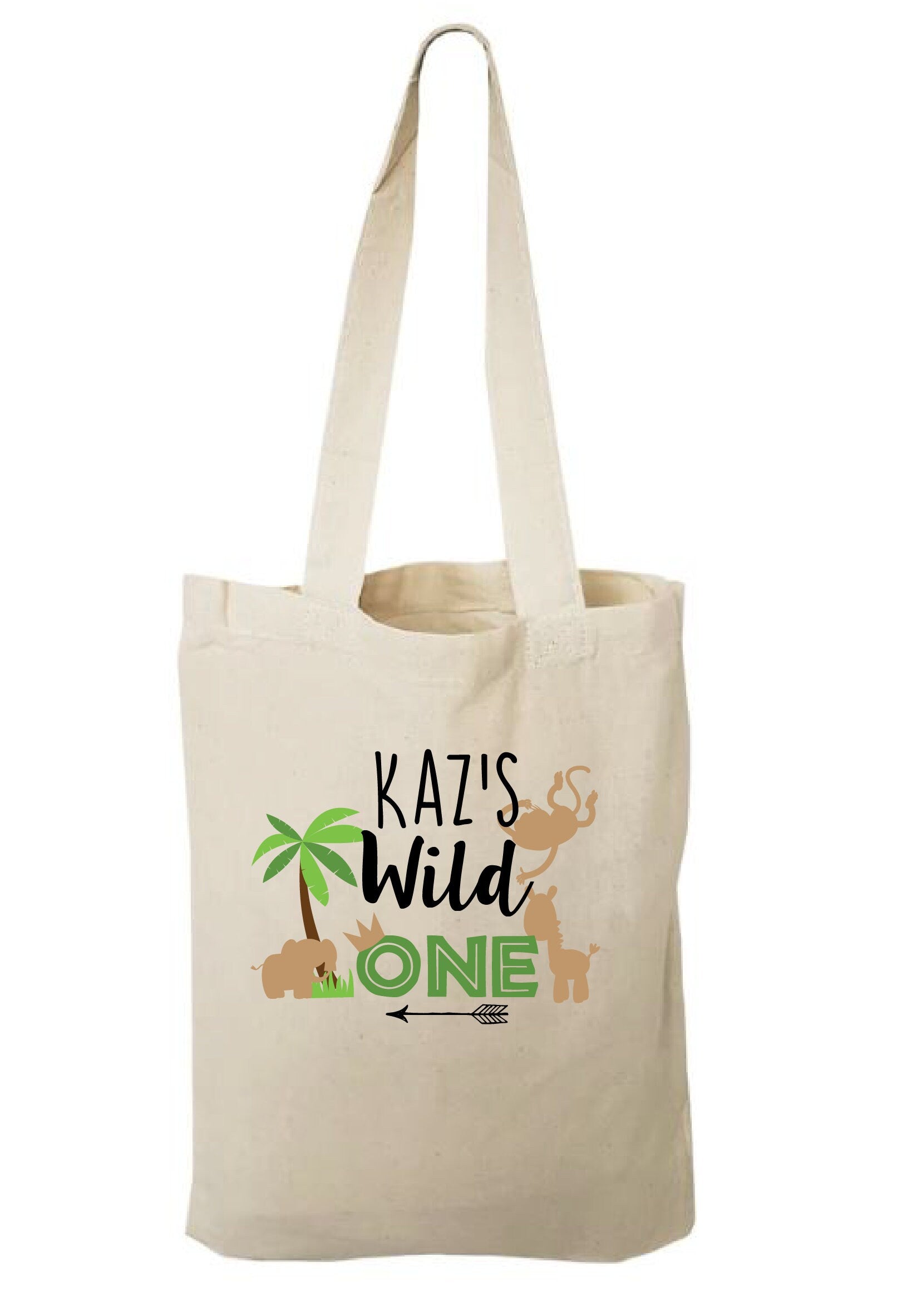 Personalized Wild One Party Favor Bags