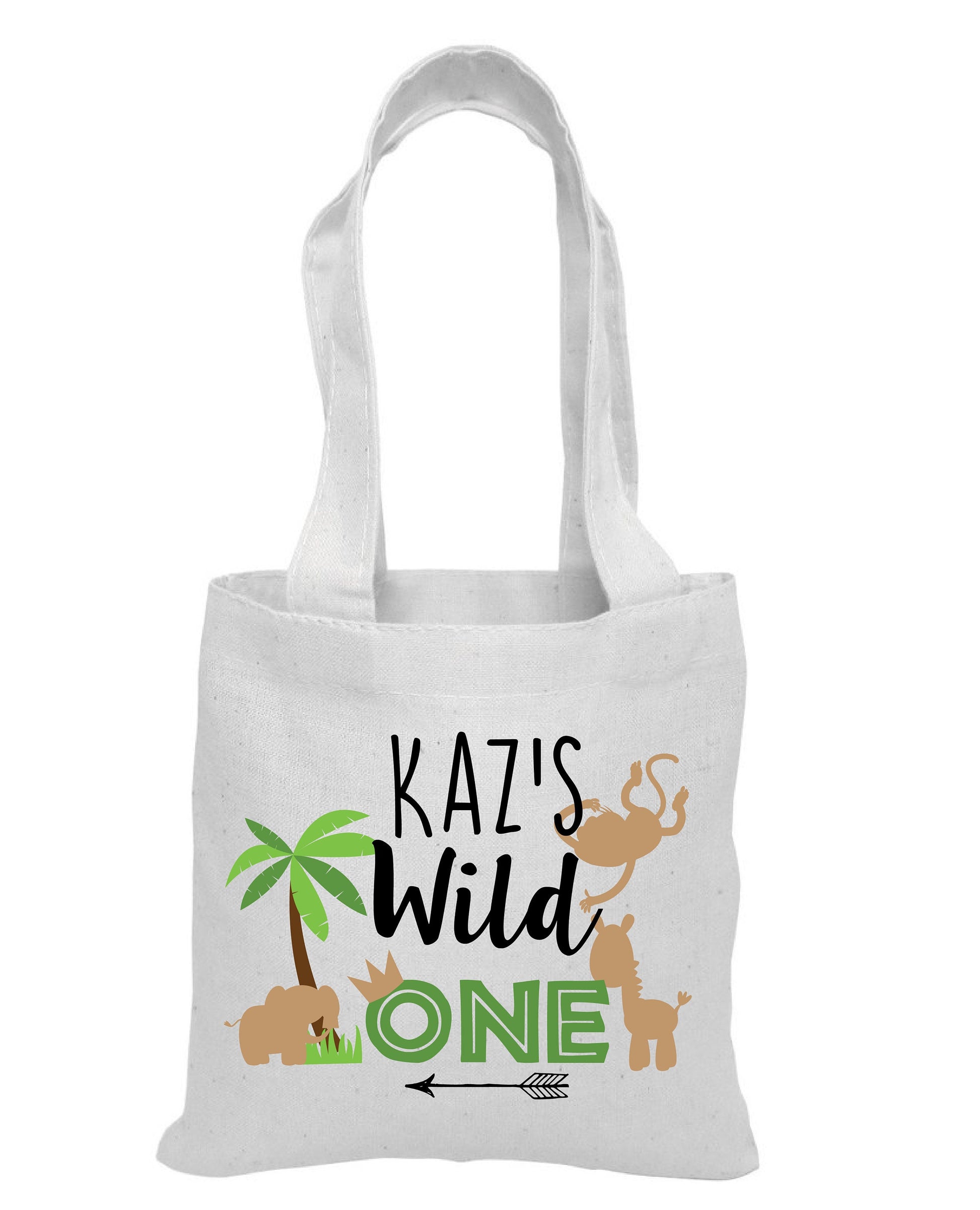 Personalized Wild One Party Favor Bags