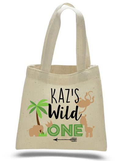Personalized Wild One Party Favor Bags