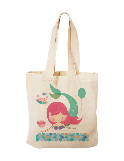 Mermaid Party Favor Bag – Cotton Mermaid Illustration