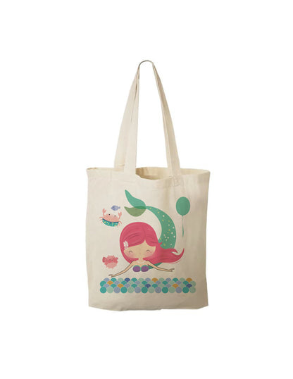 Mermaid Party Favor Bag – Cotton Mermaid Illustration
