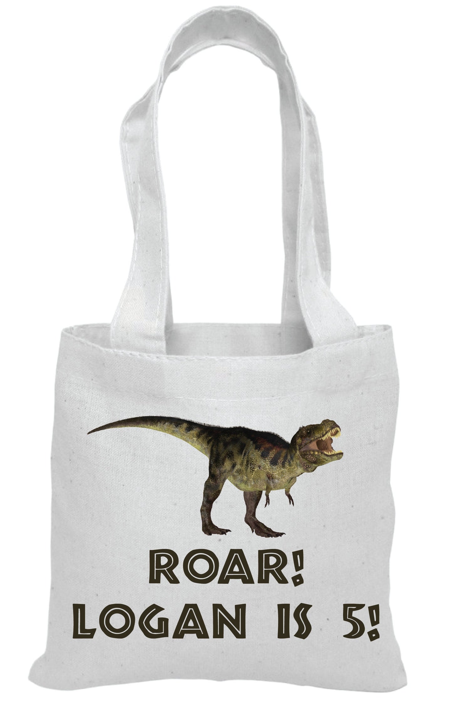 Dinosaur Treat Bags, T-Rex Party Favor, Set of 6