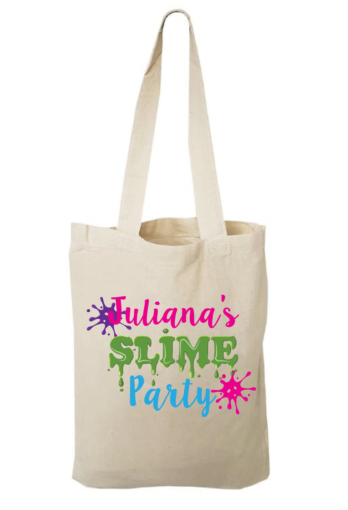 Personalized Slime Party Favor Bags – Cotton Goody Bag