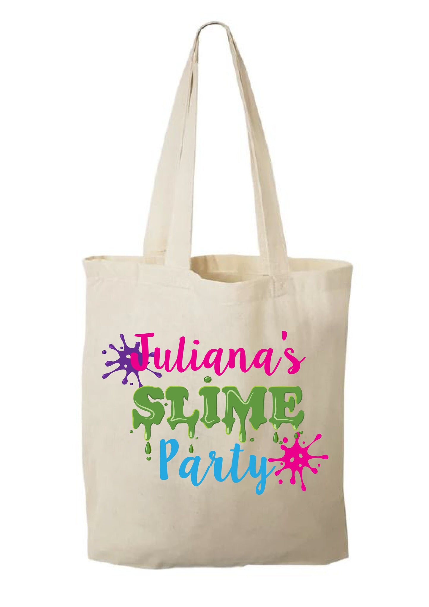 Personalized Slime Party Favor Bags – Cotton Goody Bag