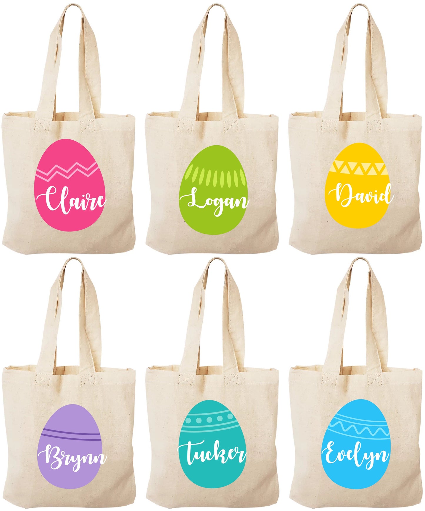 Easter Party Favor Bags - Set of Six Bags