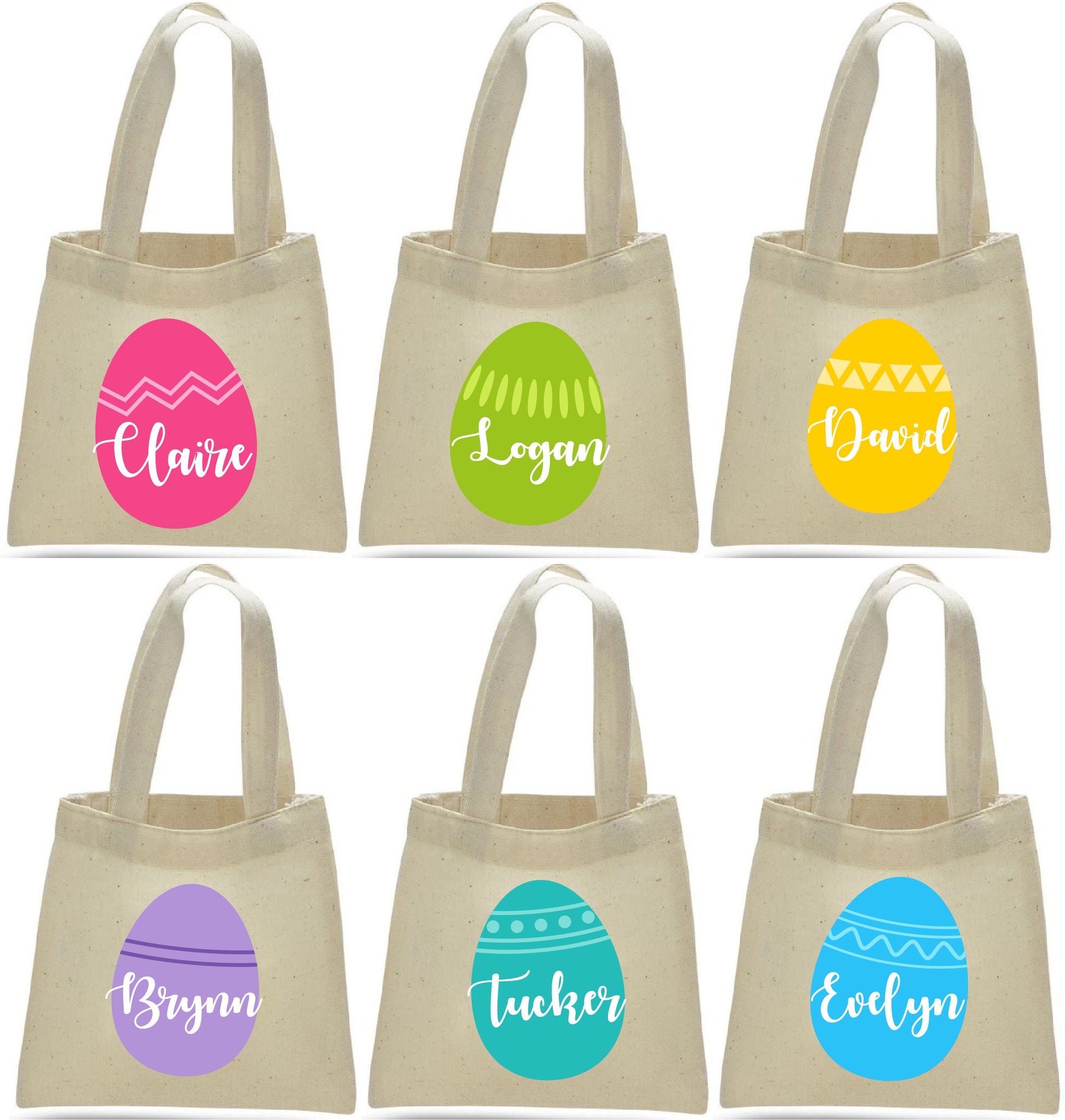 Easter Party Favor Bags - Set of Six Bags