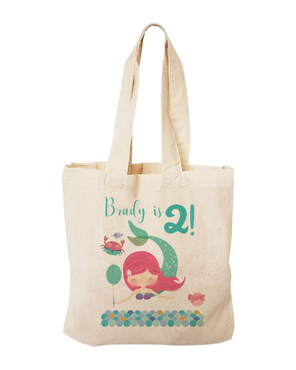 Personalized Mermaid Party Favor Bags - Sold Individually