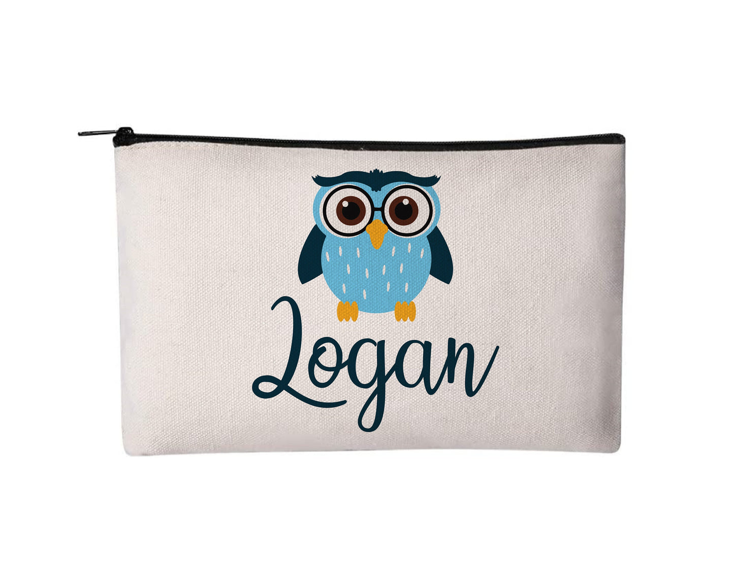 Personalized Owl Pencil Pouch