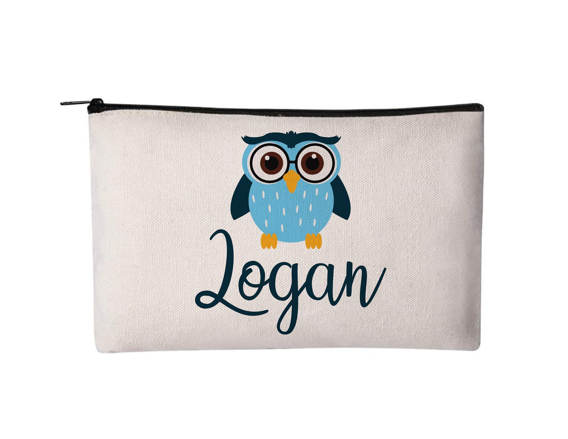 Personalized Owl Pencil Pouch