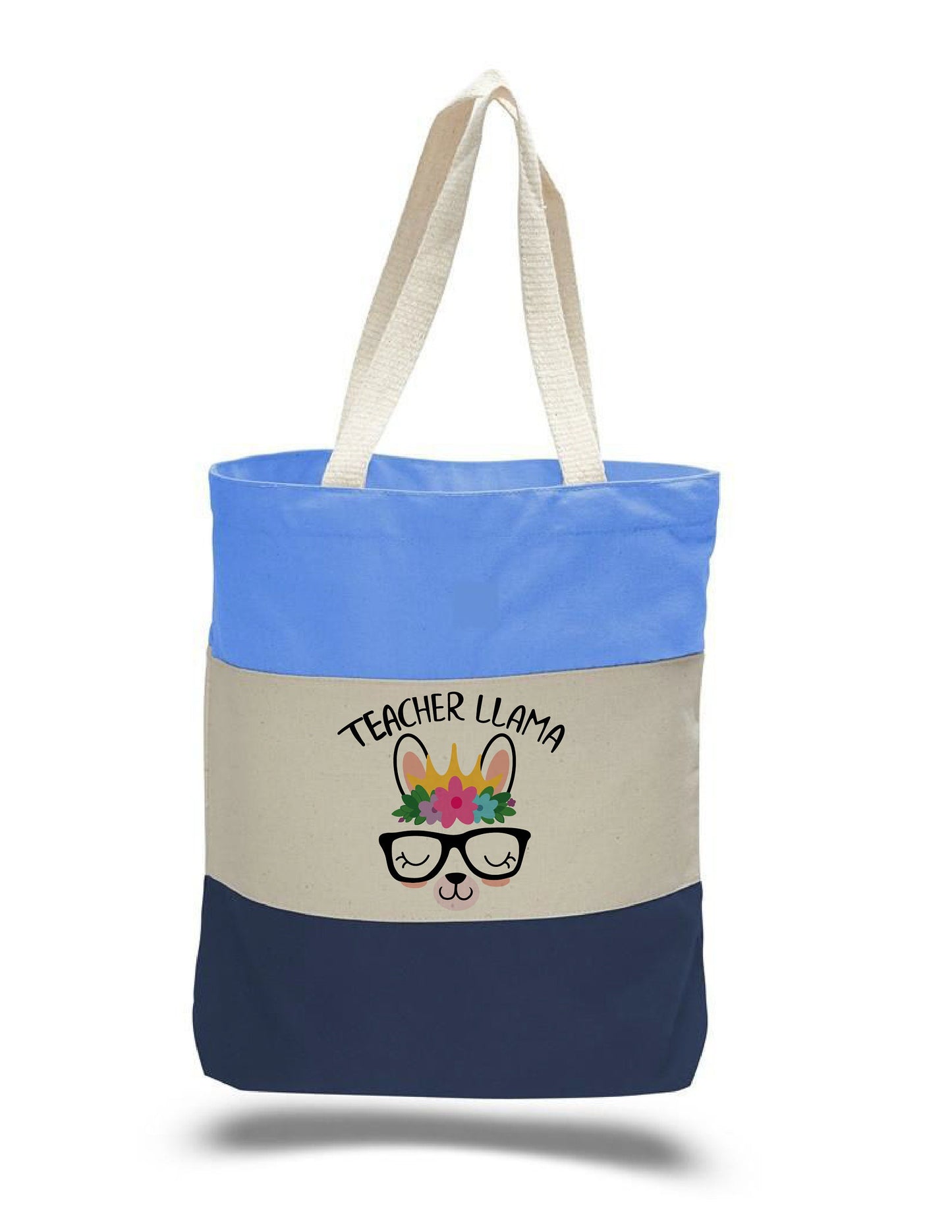 Teacher Llama Tote Bag