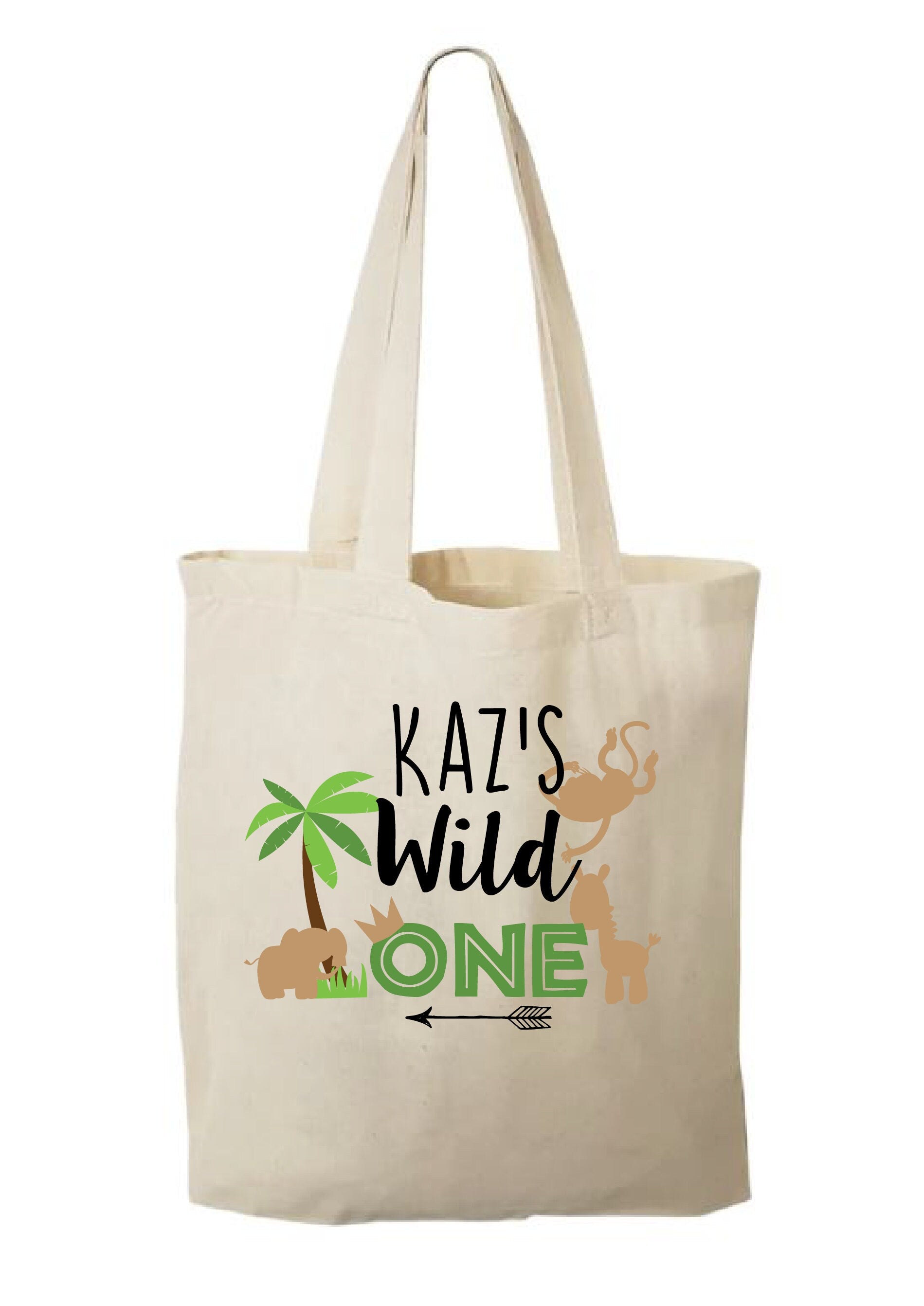 Personalized Wild One Party Favor Bags