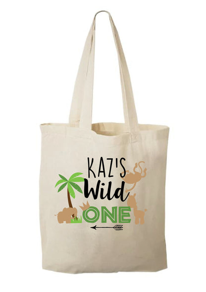 Personalized Wild One Party Favor Bags