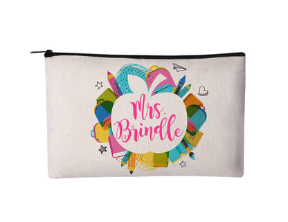 Personalized Teacher Accessory Pouch - Teacher Gift