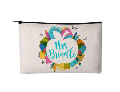 Personalized Teacher Accessory Pouch - Teacher Gift