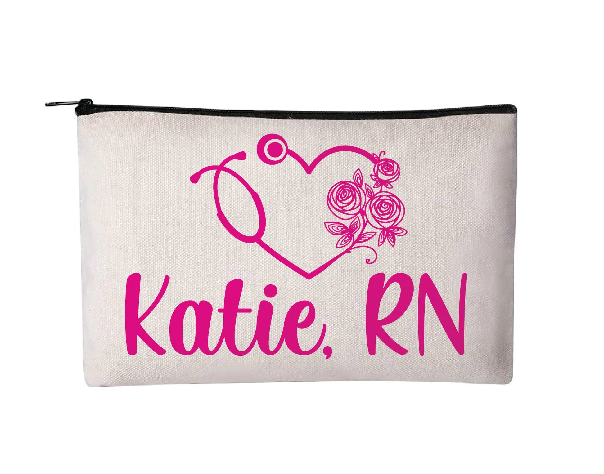 Personalized Nurse Cosmetic Bag / Pouch