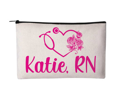 Personalized Nurse Cosmetic Bag / Pouch