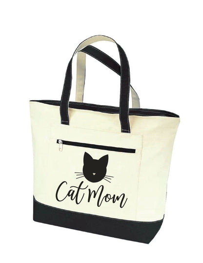 Cat Mom Tote Bag