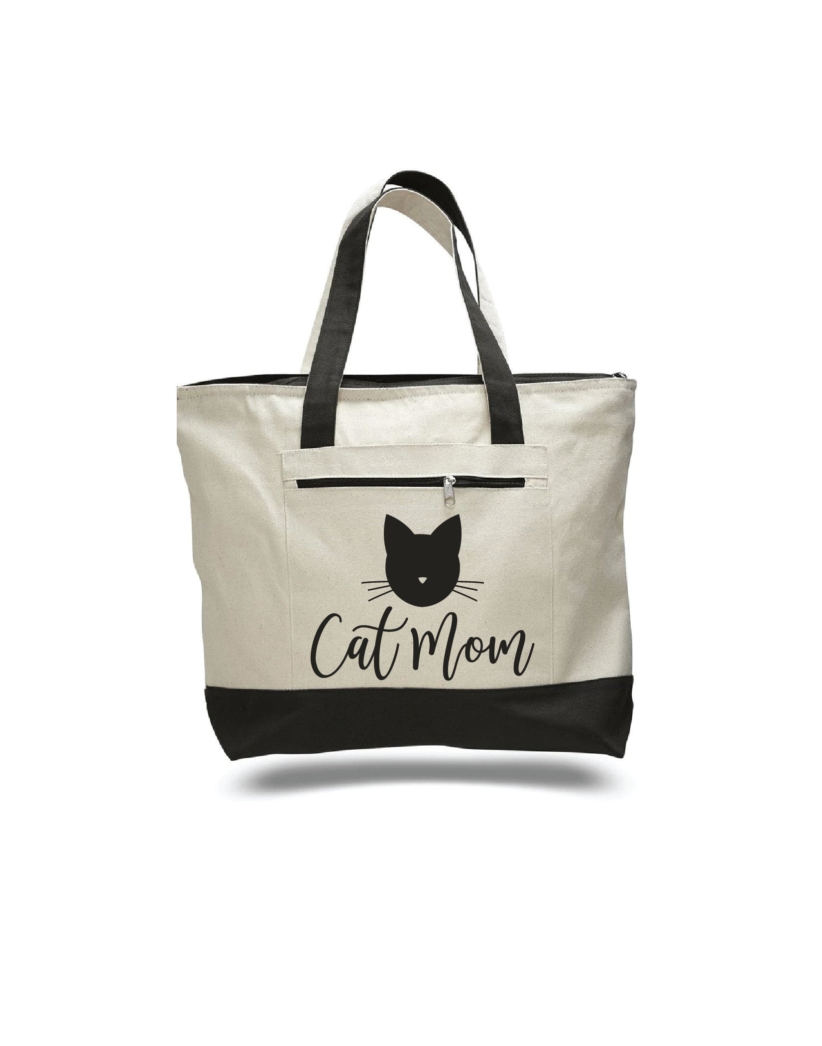 Cat Mom Tote Bag